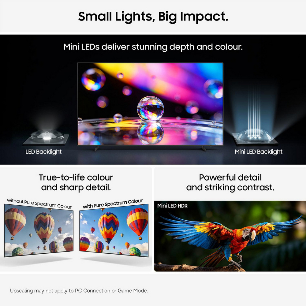 Samsung UE75M70HAKXXU 75 Inch M70H 4K Ultra HD HDR Mini LED Vision AI Smart Google TV 2026