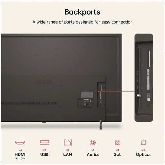 LG OLED65B6ELC 65 Inch OLED AI B6 4K Ultra HD HDR Smart TV 2026