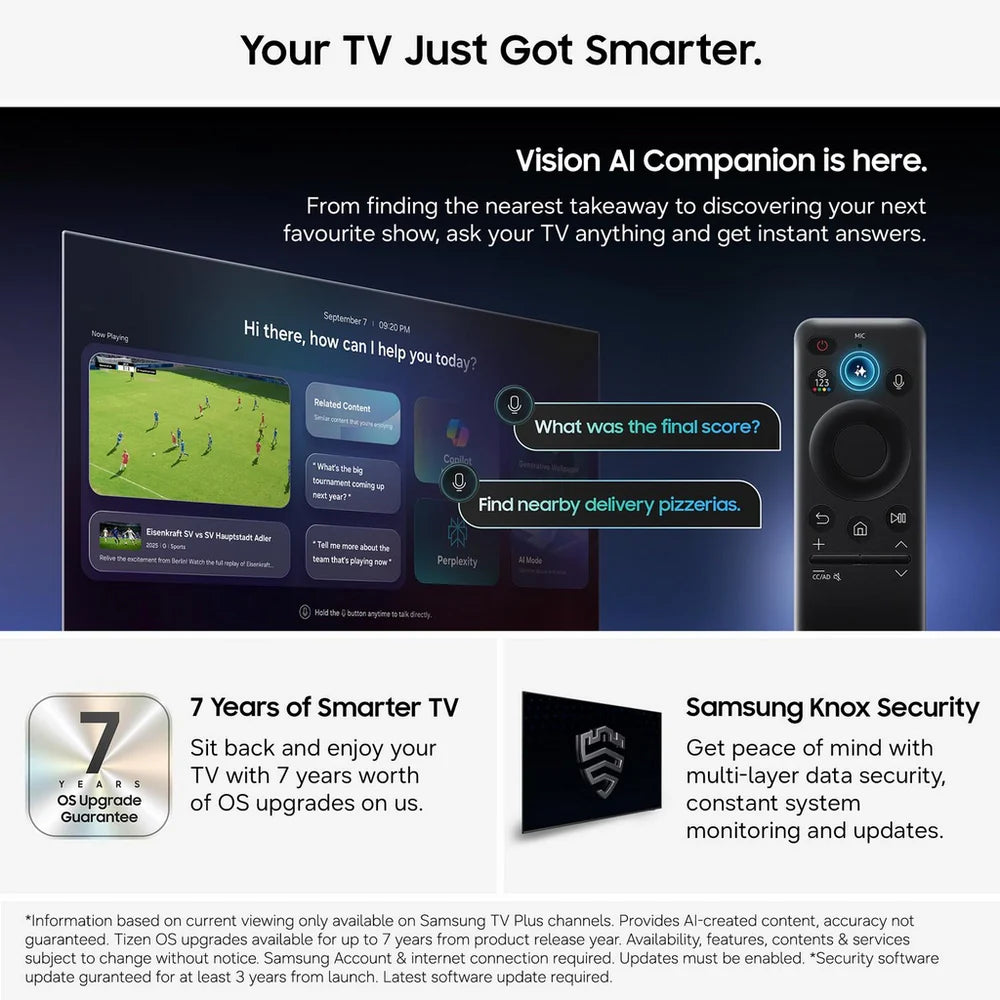 Samsung QE42S90HAEXXU 42 Inch S90H 4K OLED Ultra HD HDR AI Smart TV 2026