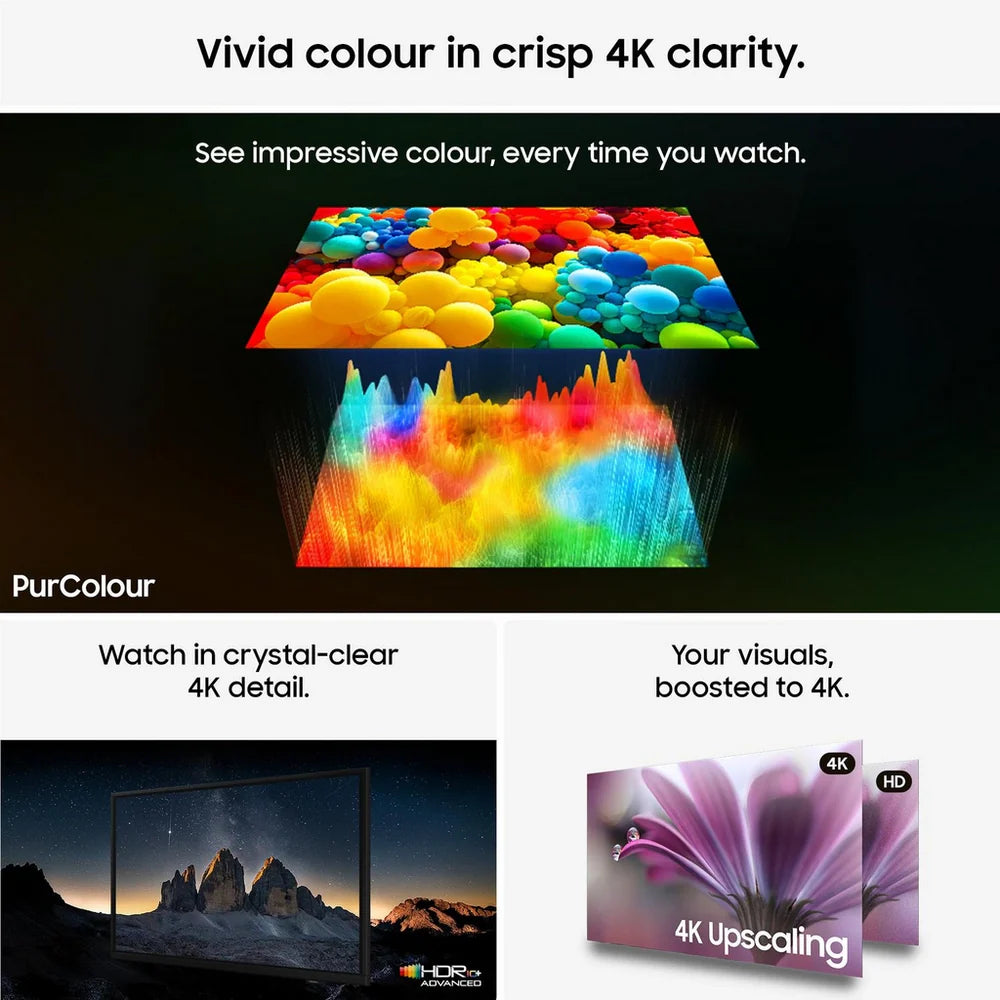 Samsung UE85U8020HKXXU 85 Inch U8020H 4K HD HDR Crystal UHD AI Smart TV 2026