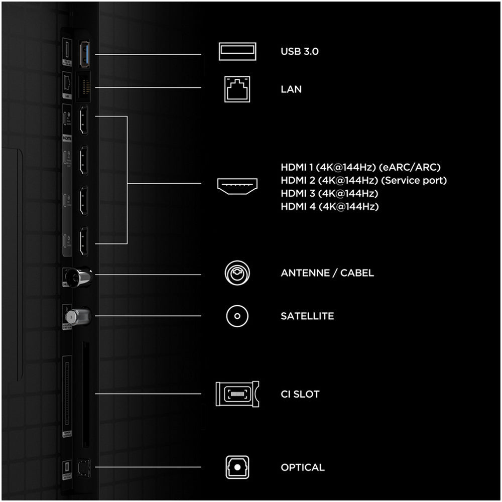 TCL 55C8L-UK 55 Inch C8L 4K Ultra HD HDR Premium SQD-Mini LED Smart Google TV 2026